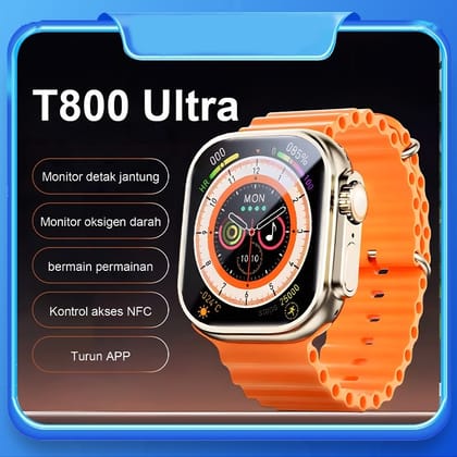 T800 Ultra Smartwatch with Heart Rate & Blood Oxygen Monitor