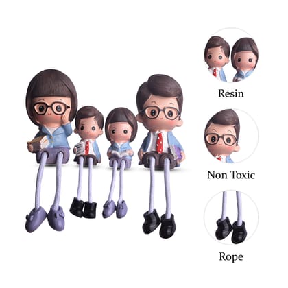 Miniature Doll Family | Family Statue | Family Miniatures | Miniature Family | Family Sculptures | Aesthetic Family Statue | Best Gift Items | Gift Ideas For Women