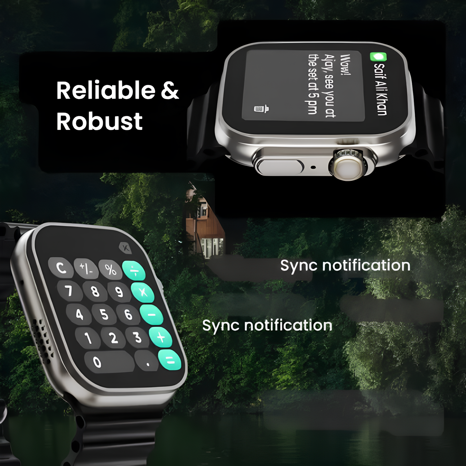 IP68 Waterproof Fitness Smartwatch