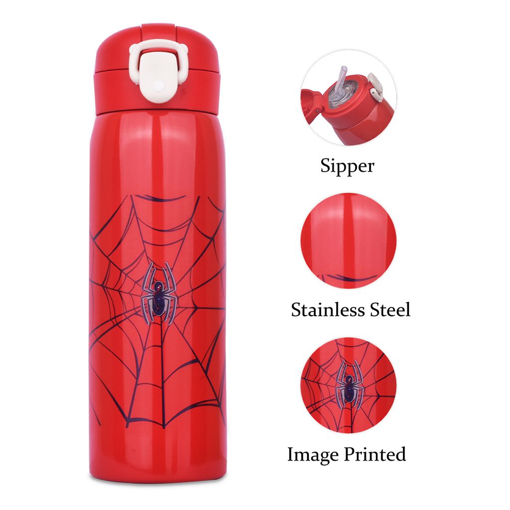Spider Water Bottle | Spiderman Water Bottle | Spiderman Drink Bottle | Spiderman Bottle | Spiderman Insulated Water Bottle | Spiderman Stainless Steel Water Bottle