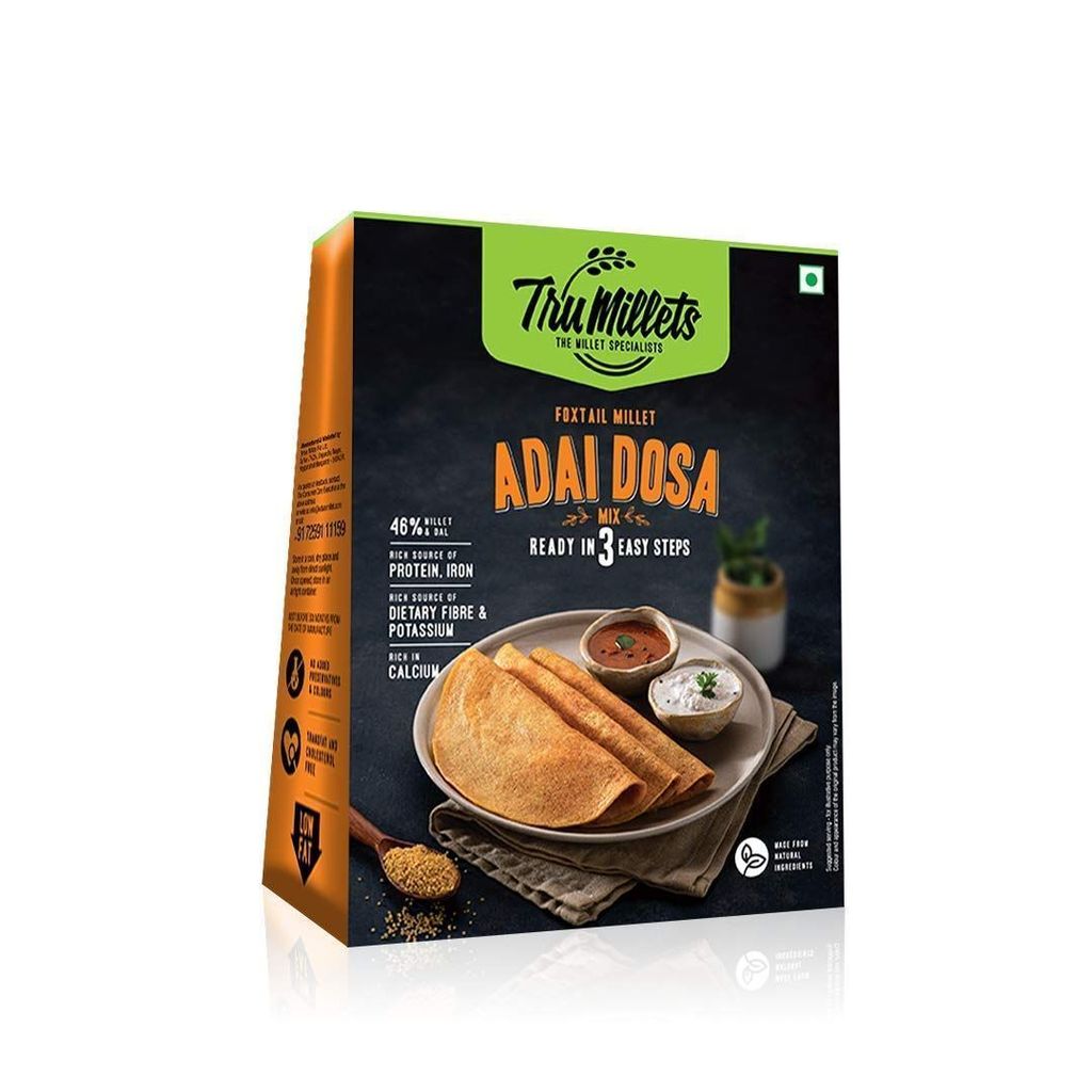 Trumillets | Healthy Millet Diet Breakfast | High Protein Adai Dosa Mix - 250g