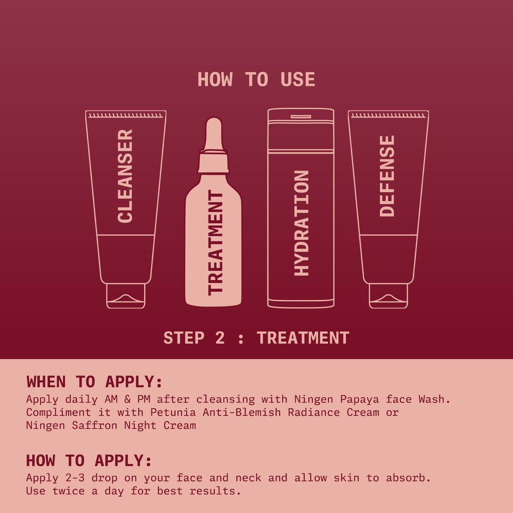 Ningen Vitamin C & E Face Serum – Glow Boosting Serum | Helps with Uneven skin Tone