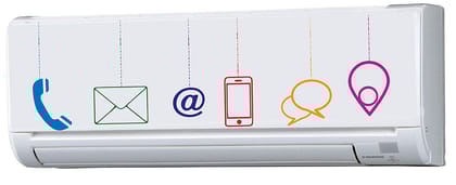 DreamKraft Decorative AC Air Conditioner Sticker (88 cm X 30 cm)