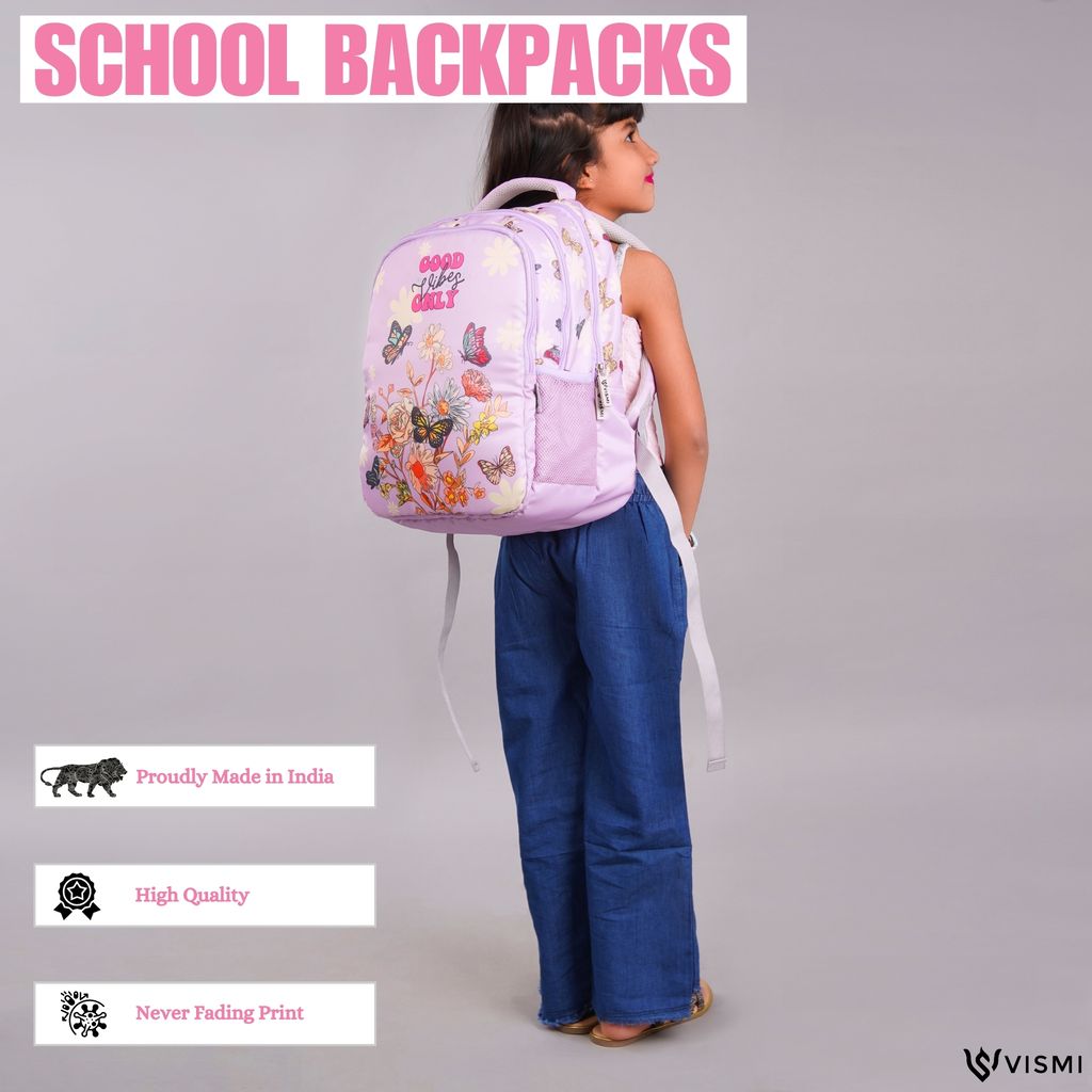 VISMIINTREND School Backpack Bags for Kids | School Bags | Water Resistant | Casual | Picnic | Travel | 5 to 10 Years School Backpack | Bag for Boys | Girls