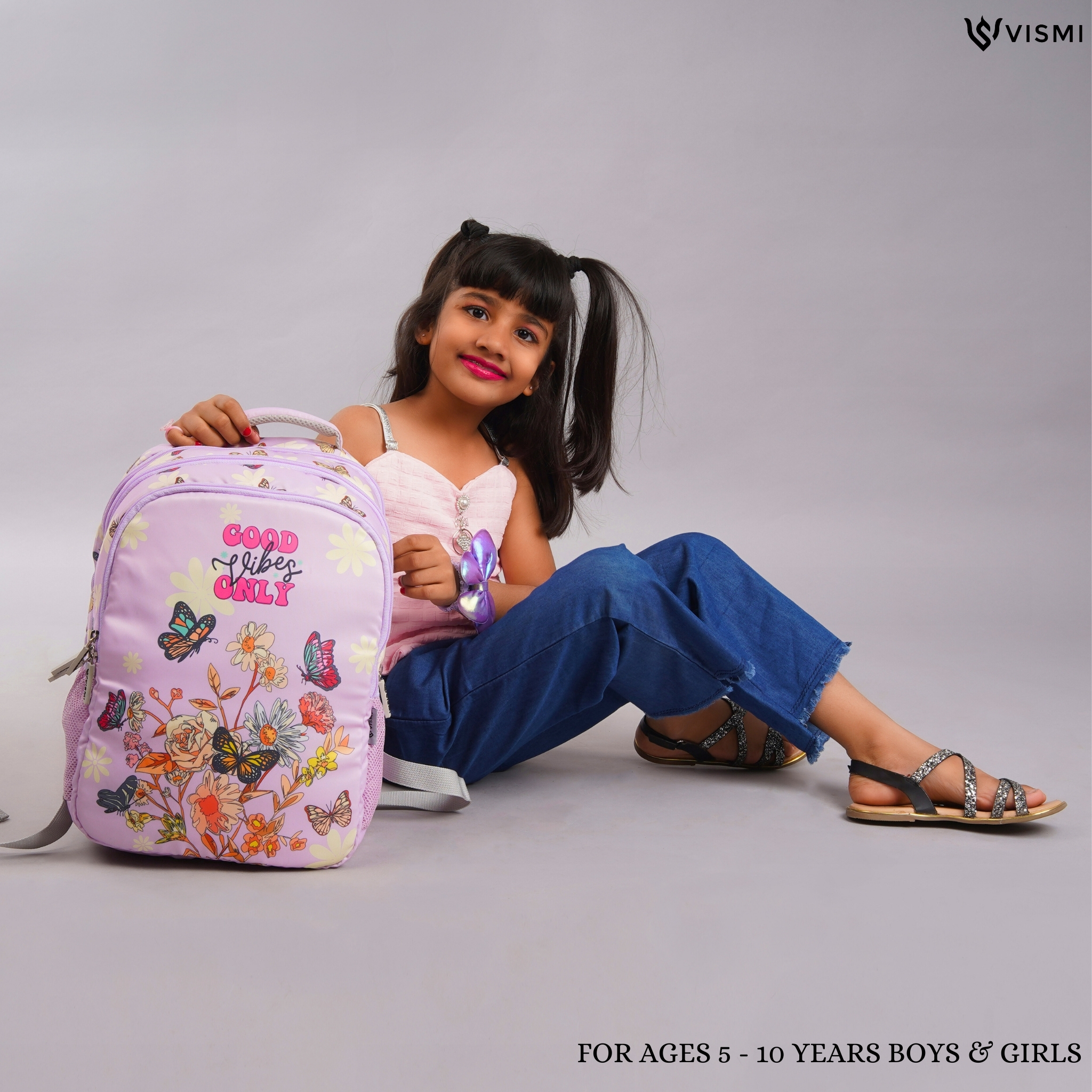 VISMIINTREND School Backpack Bags for Kids | School Bags | Water Resistant | Casual | Picnic | Travel | 5 to 10 Years School Backpack | Bag for Boys | Girls