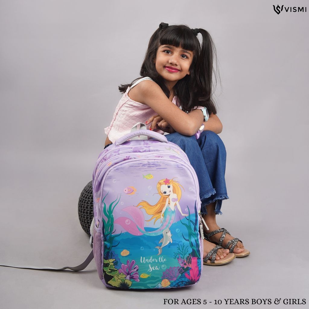 VISMIINTREND School Backpack Bags for Kids | School Bags | Water Resistant | Casual | Picnic | Travel | 5 to 10 Years School Backpack | Bag for Boys | Girls