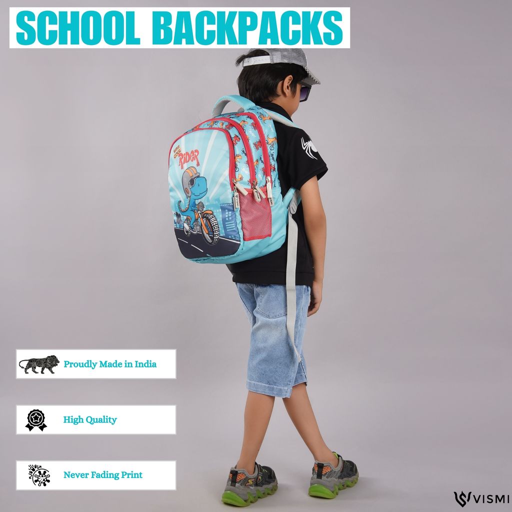 VISMIINTREND School Backpack Bags for Kids | School Bags | Water Resistant | Casual | Picnic | Travel | 5 to 10 Years School Backpack | Bag for Boys | Girls
