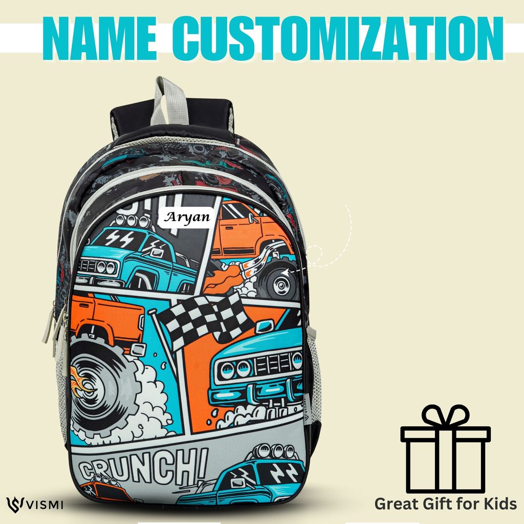 VISMIINTREND School Backpack Bags for Kids | School Bags | Water Resistant | Casual | Picnic | Travel | 5 to 10 Years School Backpack | Bag for Boys | Girls