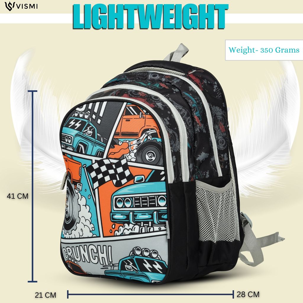 VISMIINTREND School Backpack Bags for Kids | School Bags | Water Resistant | Casual | Picnic | Travel | 5 to 10 Years School Backpack | Bag for Boys | Girls