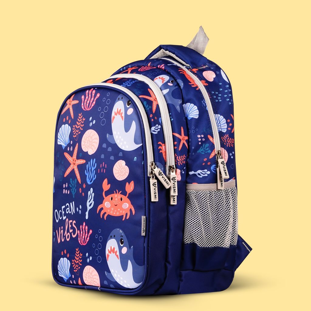 VISMIINTREND School Backpack Bags for Kids | School Bags | Water Resistant | Casual | Picnic | Travel | 5 to 10 Years School Backpack | Bag for Boys | Girls