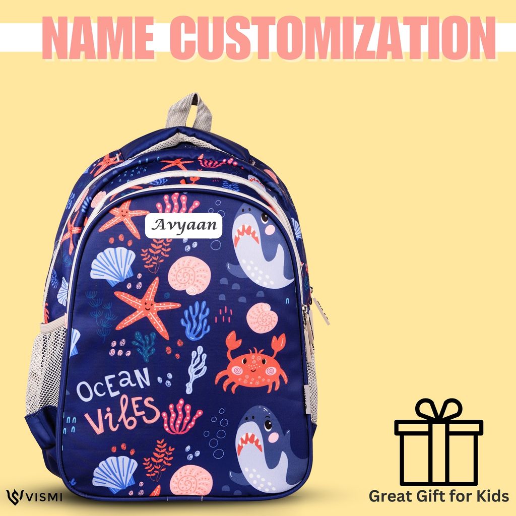 VISMIINTREND School Backpack Bags for Kids | School Bags | Water Resistant | Casual | Picnic | Travel | 5 to 10 Years School Backpack | Bag for Boys | Girls