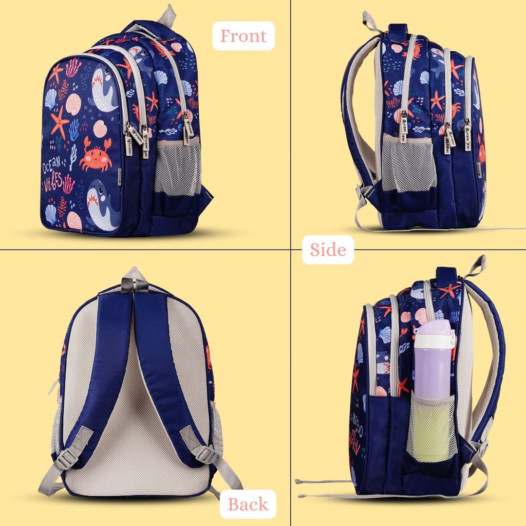 VISMIINTREND School Backpack Bags for Kids | School Bags | Water Resistant | Casual | Picnic | Travel | 5 to 10 Years School Backpack | Bag for Boys | Girls