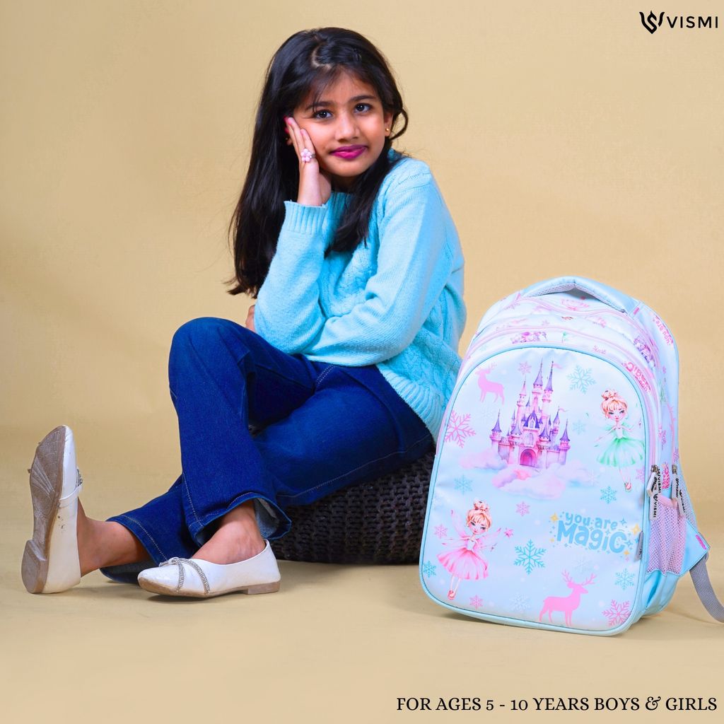 VISMIINTREND School Backpack Bags for Kids | School Bags | Water Resistant | Casual | Picnic | Travel | 5 to 10 Years School Backpack | Bag for Boys | Girls