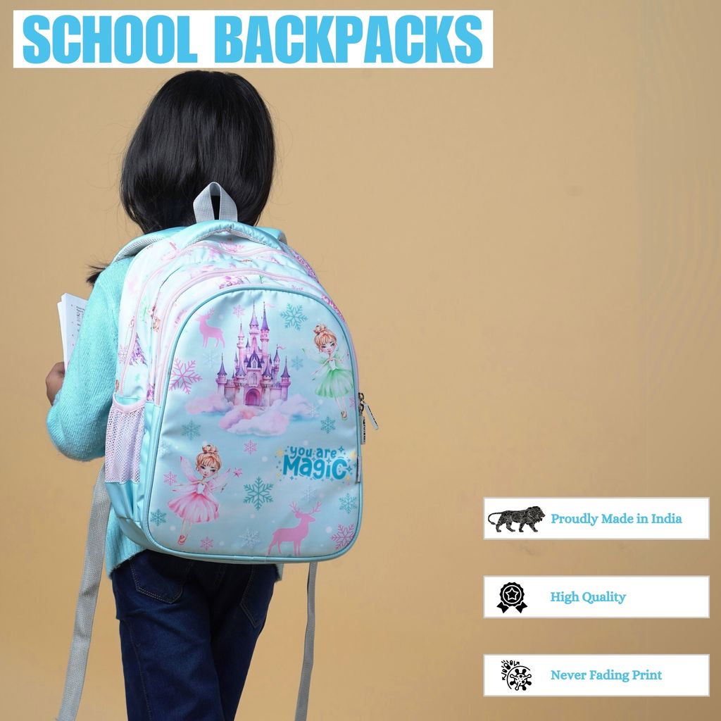 VISMIINTREND School Backpack Bags for Kids | School Bags | Water Resistant | Casual | Picnic | Travel | 5 to 10 Years School Backpack | Bag for Boys | Girls