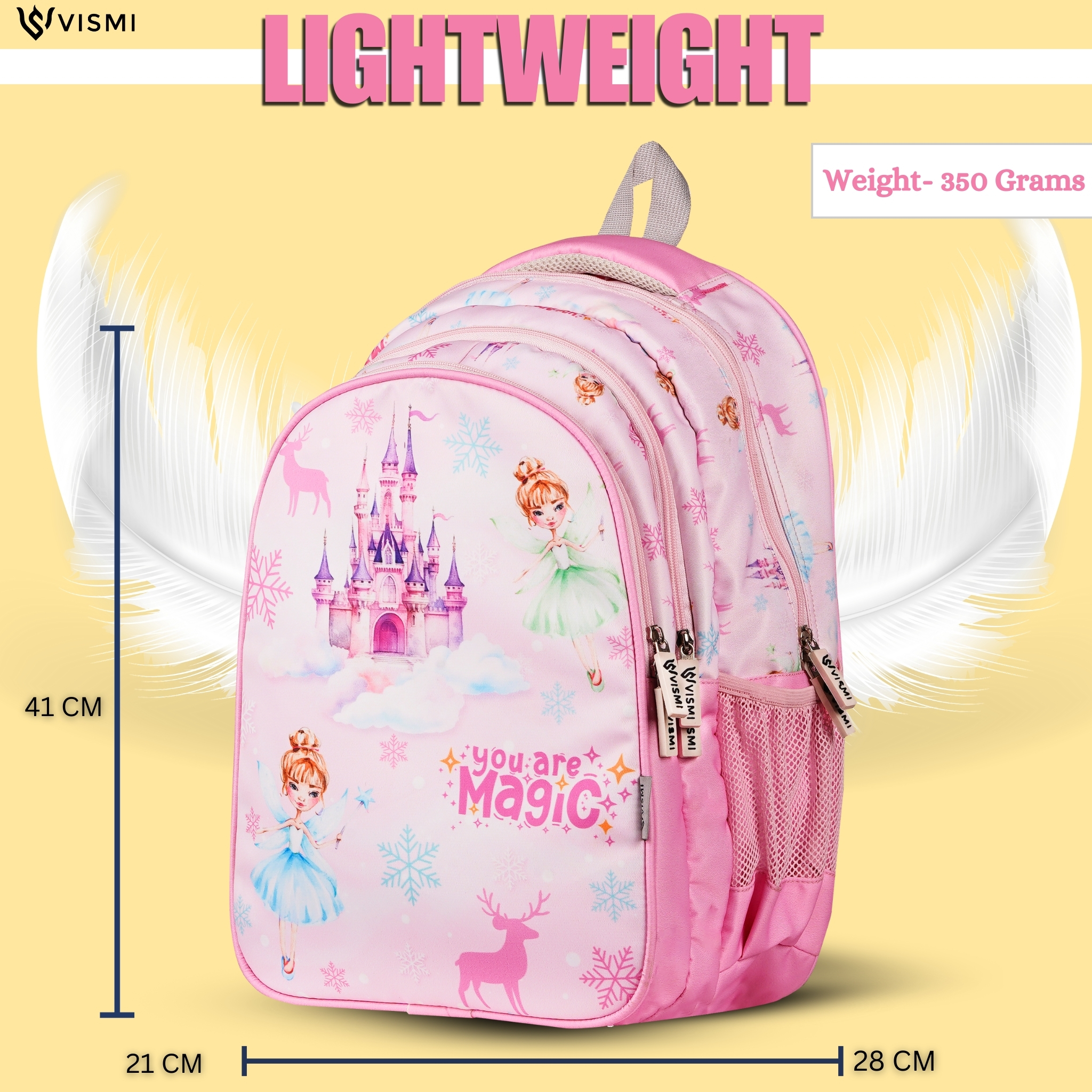 VISMIINTREND School Backpack Bags for Kids | School Bags | Water Resistant | Casual | Picnic | Travel | 5 to 10 Years School Backpack | Bag for Boys | Girls