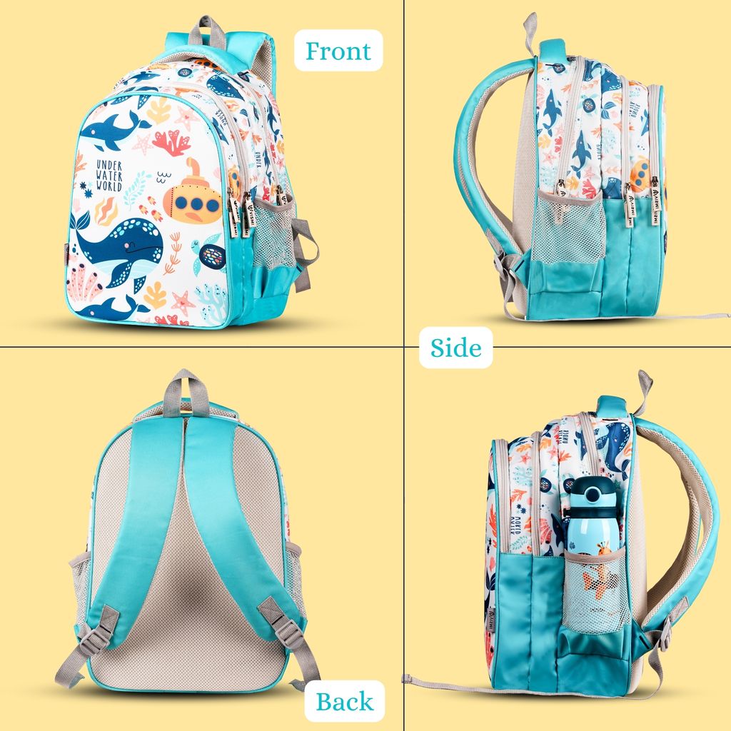 VISMIINTREND School Backpack Bags for Kids | School Bags | Water Resistant | Casual | Picnic | Travel | 5 to 10 Years School Backpack | Bag for Boys | Girls