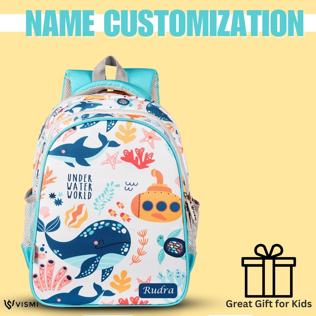 VISMIINTREND School Backpack Bags for Kids | School Bags | Water Resistant | Casual | Picnic | Travel | 5 to 10 Years School Backpack | Bag for Boys | Girls