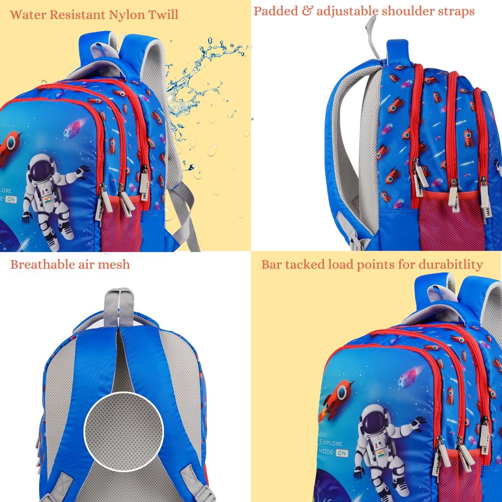 VISMIINTREND School Backpack Bags for Kids | School Bags | Water Resistant | Casual | Picnic | Travel | 5 to 10 Years School Backpack | Bag for Boys | Girls