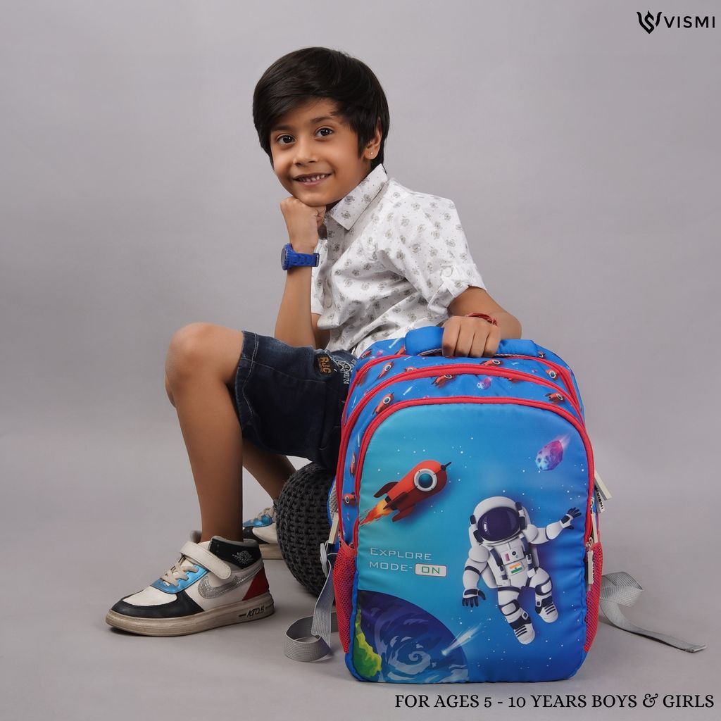 VISMIINTREND School Backpack Bags for Kids | School Bags | Water Resistant | Casual | Picnic | Travel | 5 to 10 Years School Backpack | Bag for Boys | Girls