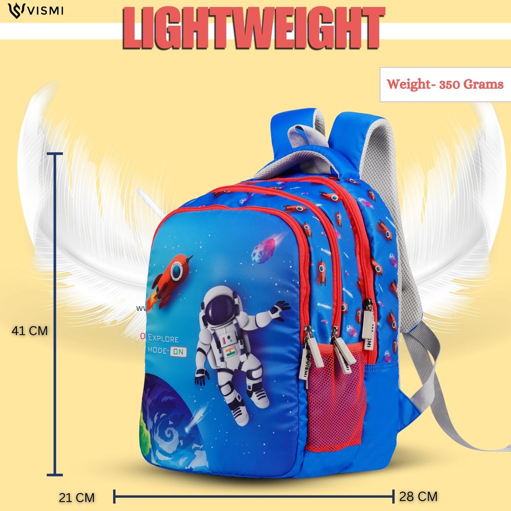 VISMIINTREND School Backpack Bags for Kids | School Bags | Water Resistant | Casual | Picnic | Travel | 5 to 10 Years School Backpack | Bag for Boys | Girls