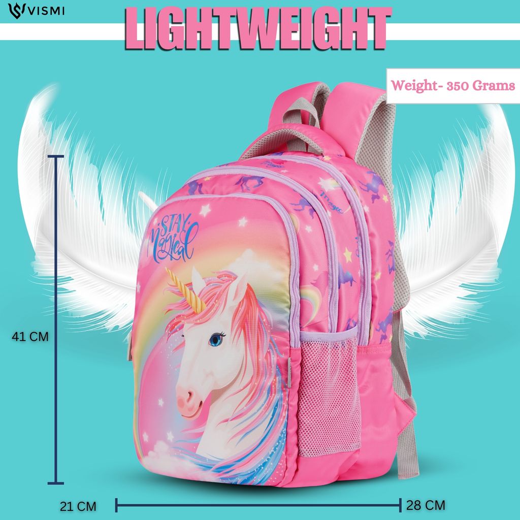 VISMIINTREND School Backpack Bags for Kids | School Bags | Water Resistant | Casual | Picnic | Travel | 5 to 10 Years School Backpack | Bag for Boys | Girls