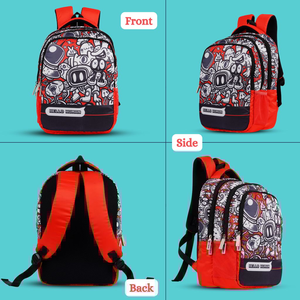 VISMIINTREND School Backpack Bags for Kids | School Bags | Water Resistant | Casual | Picnic | Travel | 5 to 10 Years School Backpack | Bag for Boys | Girls