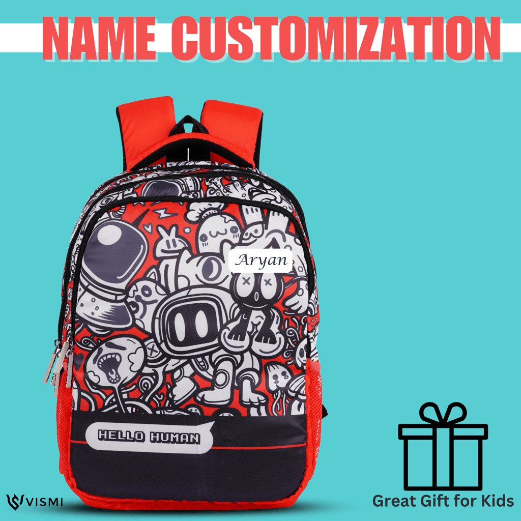 VISMIINTREND School Backpack Bags for Kids | School Bags | Water Resistant | Casual | Picnic | Travel | 5 to 10 Years School Backpack | Bag for Boys | Girls