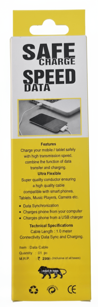 Sai Mobile Strong & Durable USB Data Cable for Fast Charging & Data Transfer