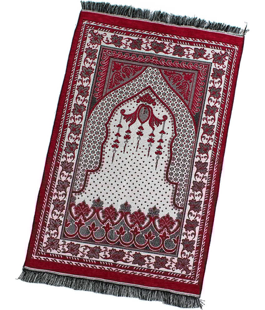ADIRNY Pink Single Cotton Prayer Mat ( 110 X 70 cm )