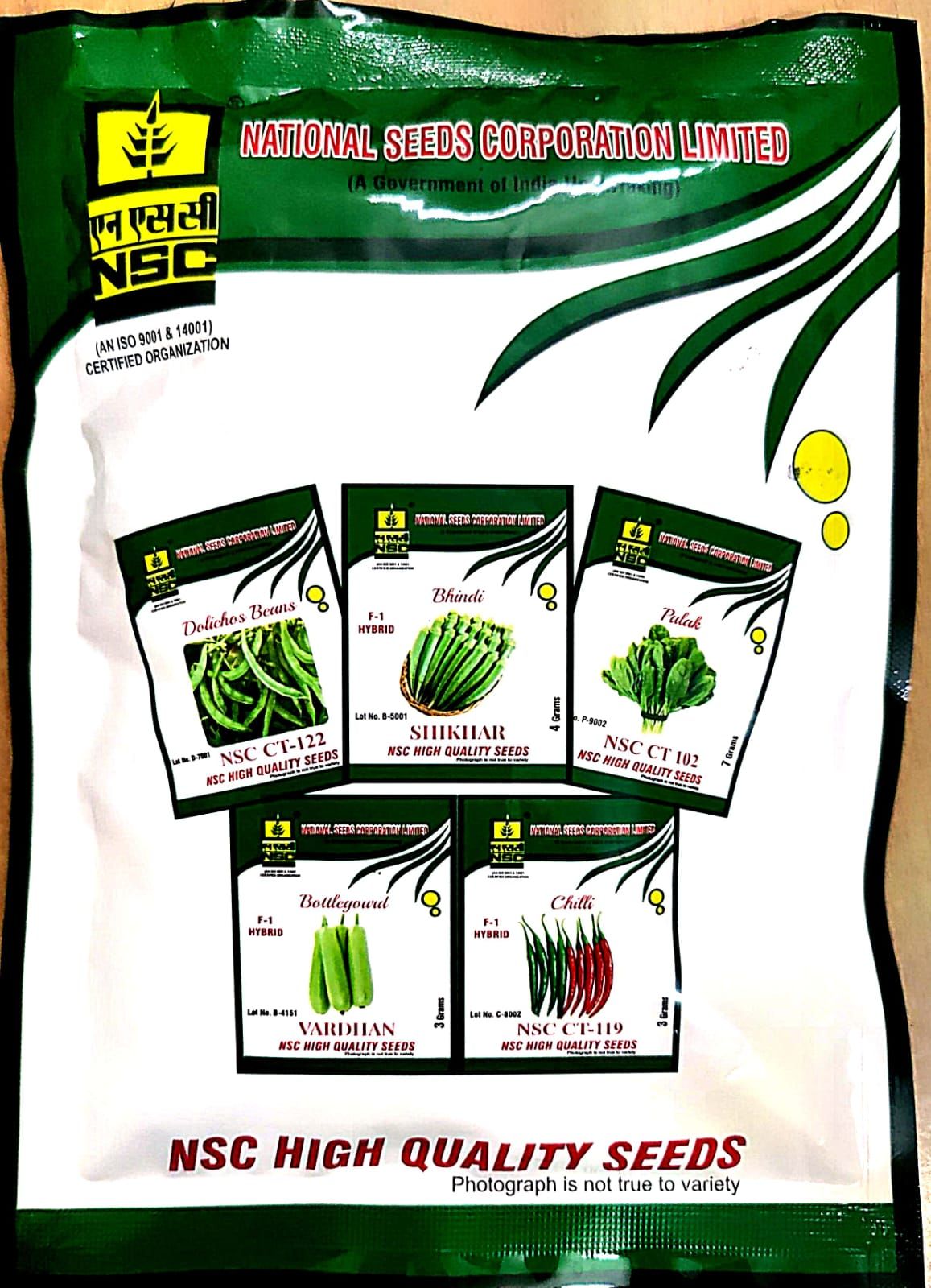 NSC High Quality Vegetable Kit_ 5 different vegetables seasonal
