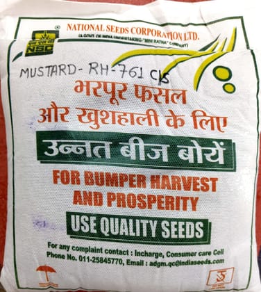MUSTARD RH-761 CERIFIED SEEDS