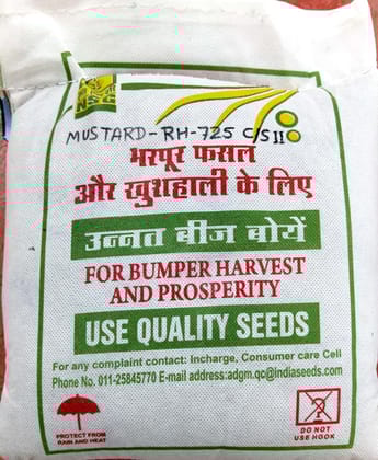 MUSTARD RH-725 CERTIFIED SEEDS