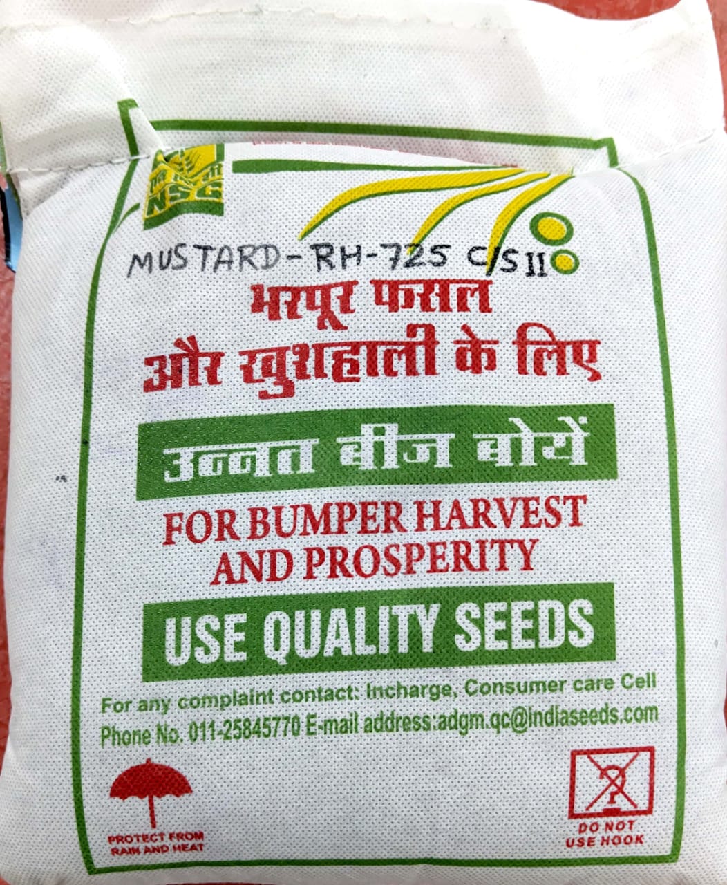 MUSTARD RH-725 CERTIFIED SEEDS
