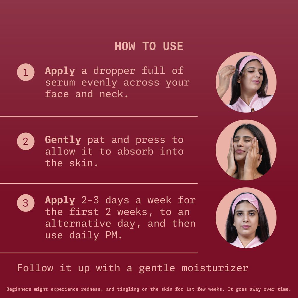 Ningen Night Restore Face Serum | Nighttime Face Serum for Boosted Collagen & Fine Line Reduction