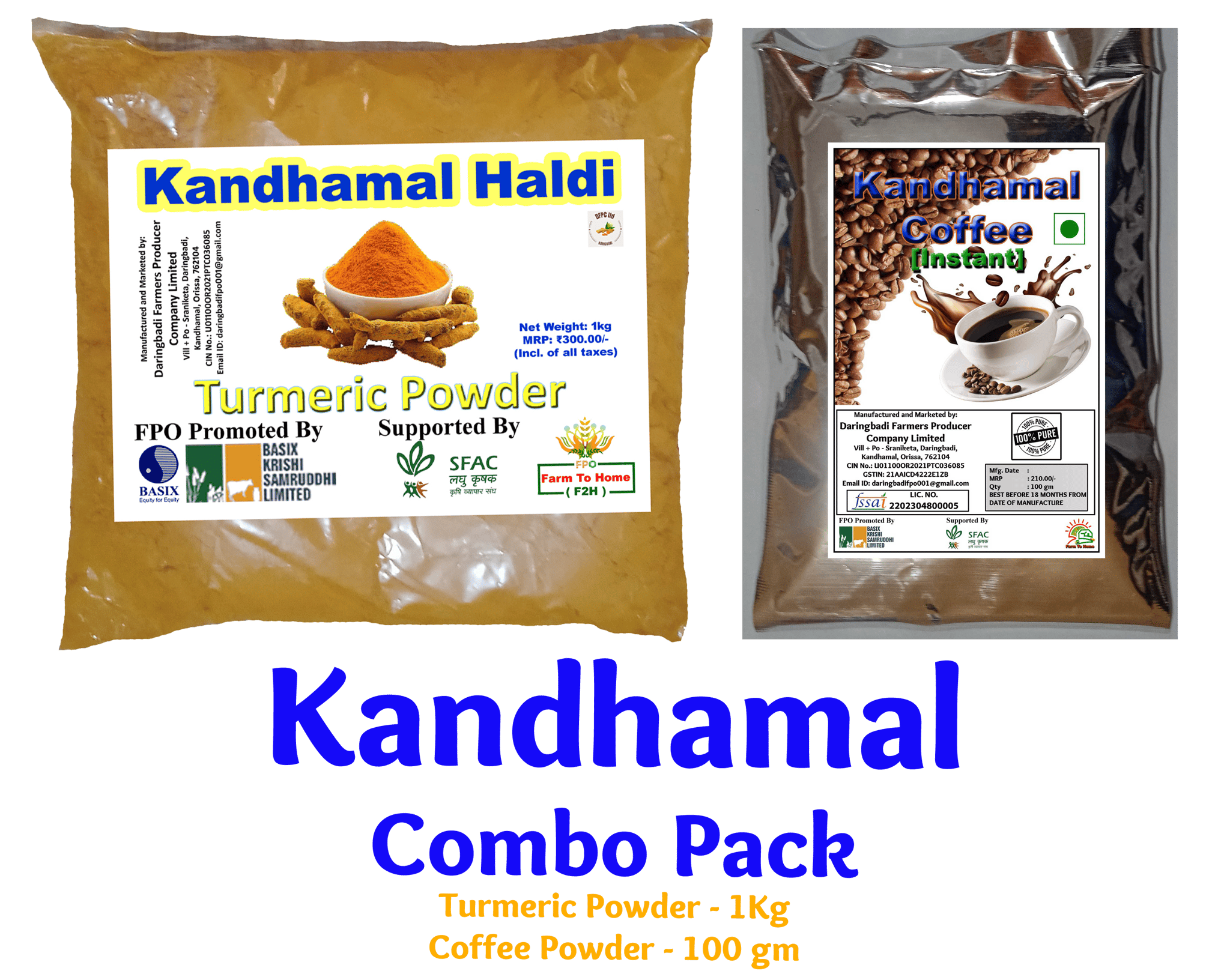 Kandhamal Combo Pack | 1 Kg 100 gm