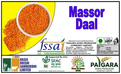 Massor Daal 250gm - Premium Unpolished Red Lentils