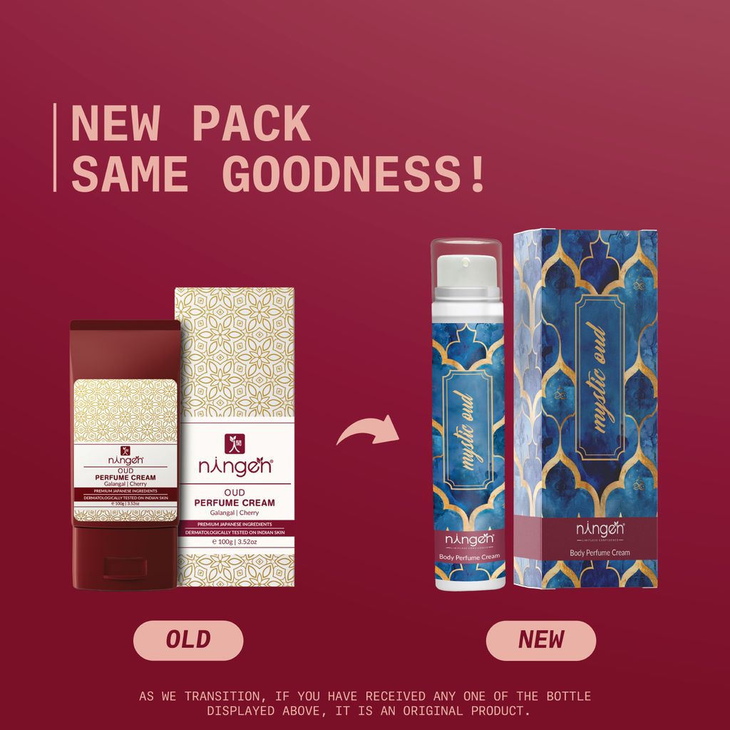 Ningen Mystic Oud Body Perfume Cream | Agarwood Luxury Perfume | Non-Alcoholic Body Perfume Cream