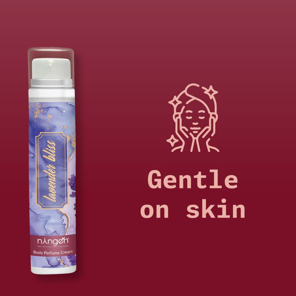Lavender Body Perfume for Calmness | Lavender Perfume Cream | Non-Alcoholic Perfume | Aromatic Bliss