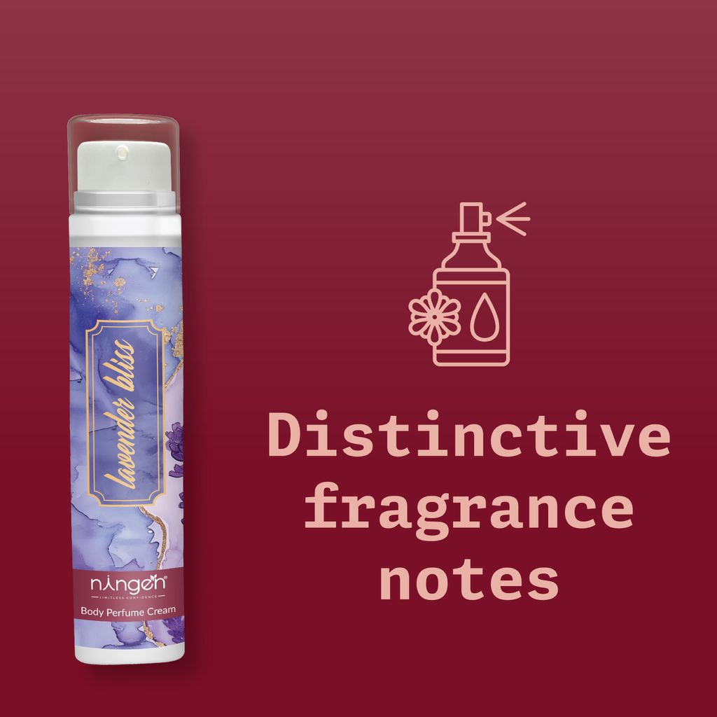 Lavender Body Perfume for Calmness | Lavender Perfume Cream | Non-Alcoholic Perfume | Aromatic Bliss