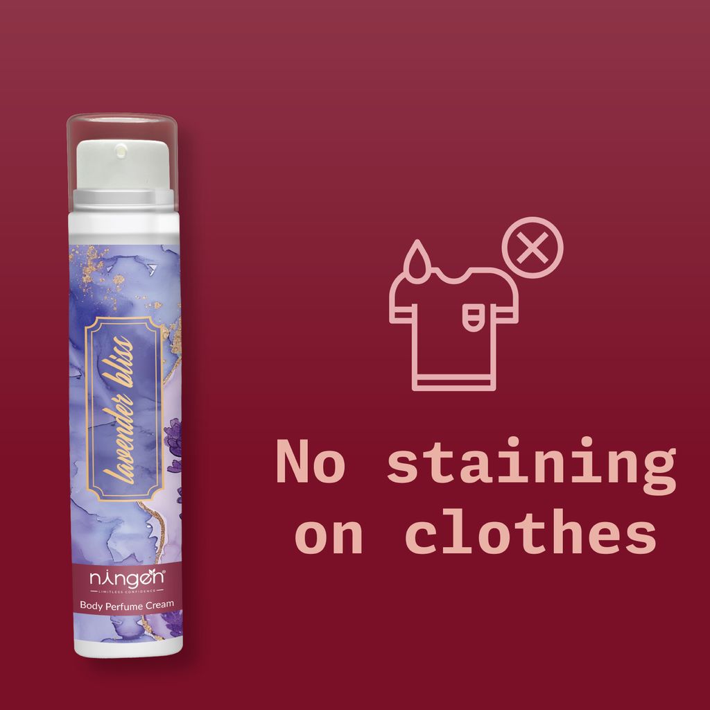 Lavender Body Perfume for Calmness | Lavender Perfume Cream | Non-Alcoholic Perfume | Aromatic Bliss