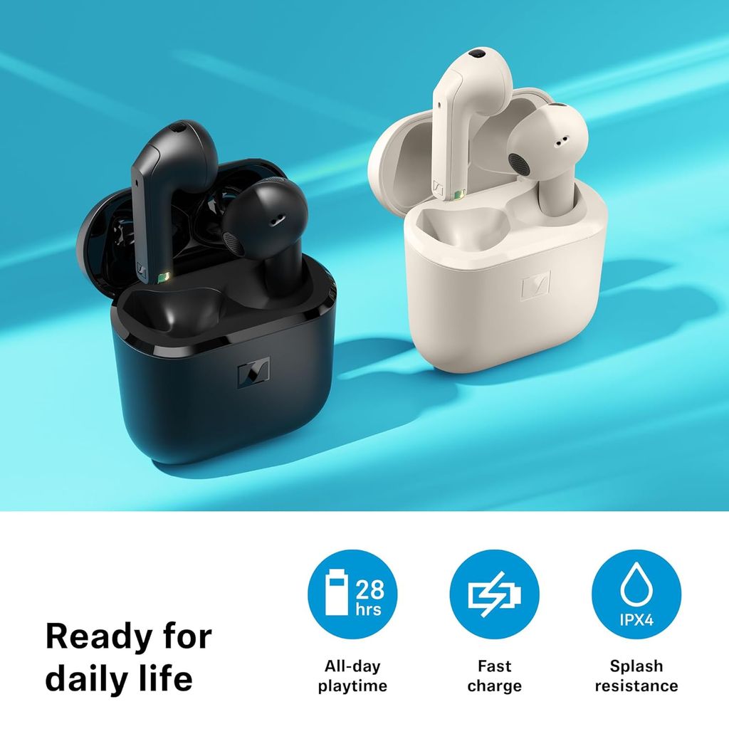 Sennheiser ACCENTUM Open True Wireless Earbuds-Smart Touch