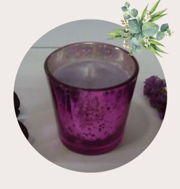 Short Jar Lavender Candle