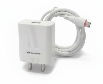CLOUD BUZZ 15W Smart Charger with USB Cable - Battery Protection