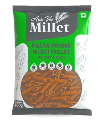 Aarvee Millet Penne Pasta 400g, Healthy & Tasty
