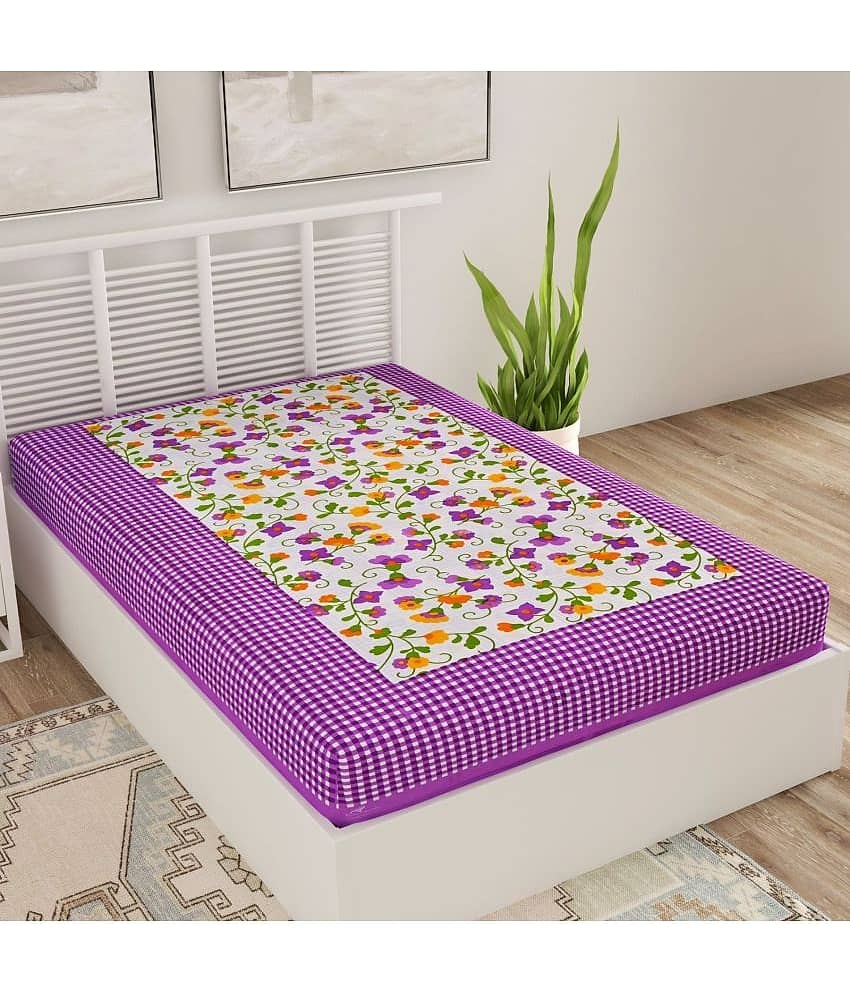 Uniqchoice Cotton Single Bedsheet ( Assorted )