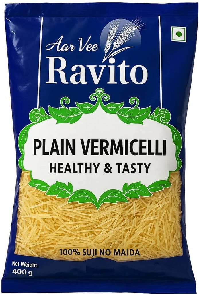 Aarvee Ravito Plain Vermicelli 400g, Healthy & Tasty