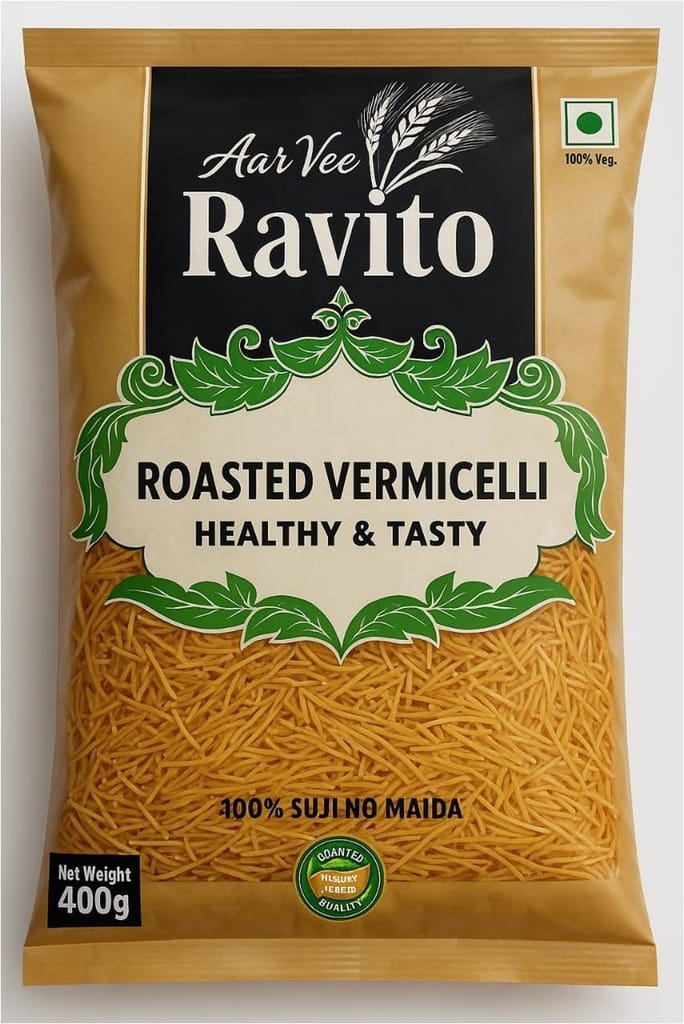 Aarvee Ravito Roasted Vermicelli 400g, Healthy & Tasty