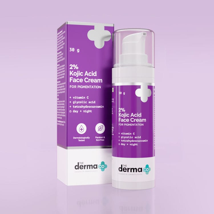 The Derma Co 2% Kojic Acid Face Cream For Pigmentation (30g)