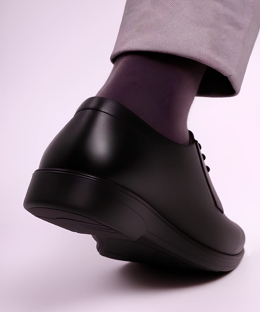 Latest Graceful Men Lace-ups Black Formal Shoe | Elegant Office, Party & Daily Wear | Stylish & Long-Lasting | Business Designer Formal Shoes for Men & Boys