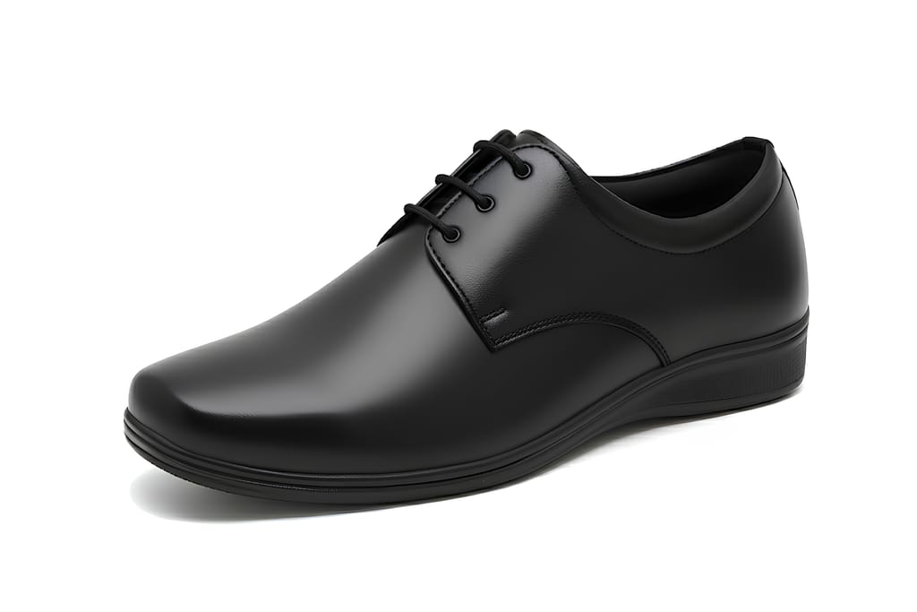 Latest Graceful Men Lace-ups Black Formal Shoe | Elegant Office, Party & Daily Wear | Stylish & Long-Lasting | Business Designer Formal Shoes for Men & Boys